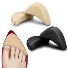 2 pezzi Inserti per avampiede in spugna, cuscinetti per alleviare il dolore nelle scarpe con tacco alto da donna, riducono la taglia della scarpa, accessori di riempimento e protezione per le scarpe
