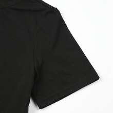 JabamiS Yumeko Anime Kakeguruis T-Shirt For Women Ladies Streetwear Casual Oversized Camisas Black Tops Clothing Gift Letters Graphic Printed Tee Shirt - 黑色 - 查看 4