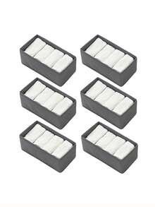 1/2/3/5 件多功能无纺布收纳盒套装，可折叠内衣收纳盒，节省空间的收纳盒，适用于办公桌、抽屉、衣柜卧室、收纳盒、家居收纳，适用于女士白色 T 恤、女士黑色裤子、女士冬装、连衣裙、女士冬装、优雅女士连衣裙、女士白衬衫、长袖、女士白色连体裤、女士春季连衣裙、女士春季服装、春季、春季服装、简约、夏季上衣收纳