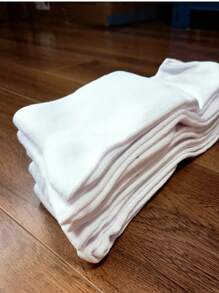 5 Paar Schulanfang Uniform Socken, Kinder Weiße Kniestrümpfe, Jungen & Mädchen Outdoor Sport Fußball Socken, Weiße Kniestrümpfe für Schüler, Kindergarten & Grundschule Formelle Weiße Socken, Geeignet für Frühling/Sommer, Passend für Alter 3-5-7-10-12