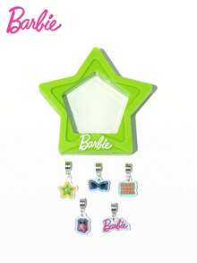 Mattel 1Set Barbie Officially Licensed DIY Beaded Bracelet Set Of Delicate Ornaments Handmade Materials Diamond Beaded Adjustable Chain Bag Pendant Party Cosplay Dress Up Jewellery Decorations Birthday Christmas Gift - BB-201505 - View 3