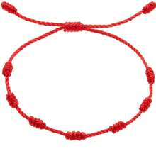 6pcs/Set Chinese New Year Red Lucky Bracelet, Minimalist Handmade Braided Friendship Bracelets For Men And Women - Bracelet - View 2