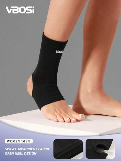 VBOSI 1-delat, andningsbart fotledsstöd i premiumneopren – justerbart stöd för män och kvinnor, perfekt för träning, sport och vardagskomfort