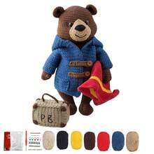 1 套钩针编织入门套件，含帕丁顿熊图案，初学者 DIY 钩针编织用品，含动物图案，包含分步视频教程和说明，成人针织工艺用品 - 彩色 - 查看 3