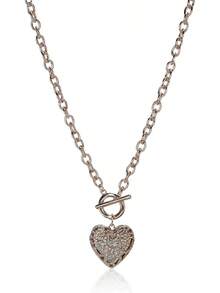 - Collar con colgante de corazón de filigrana - 1 - Ver 4