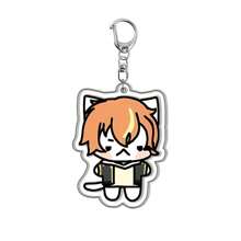 2D Anime Character Model Anime Party Gifts Original Acrylic Key Chain Game Peripherals Aether Lumine Amber Cute Y2K Cartoon Pendant, Suitable For Shoulder Bags And Backpacks And Keys, The Perfect Gift For Fans, Cosplay Party Decoration Pendants Car Pendants Creative Anime Derivatives, Japanese Comic Pendants, Senior Anime Fans Collections, Otaku Series Gifts , Cheap Holiday Gifts