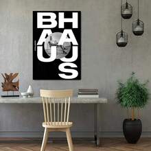 Bộ 1/3 tấm áp phích in hình trừu tượng hình học cổ điển, tranh vải canvas treo tường theo phong cách Bauhaus, thiết kế hiện đại đen trắng với chủ đề bảng chữ cái, dùng cho phòng khách, phòng ngủ, văn phòng, quán cà phê, hành lang, trang trí tường khách sạn, trang trí nhà thời trang, không có khung/khung - Nhiều màu - Xem 25