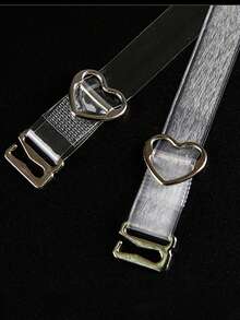 无肩带、无缝、透明哑光文胸，配有可调节肩带，适合夏季使用，配有心形扣 - 無色 - 查看 7