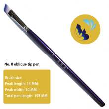 Juego de 14 brochas profesionales para pintura facial realizadas con cerdas de nailon. Este conjunto es apto tanto para pintura facial como corporal. Es compatible con pinturas acrílicas, de aceite y acuarela, y se puede utilizar para pintura facial, arte de uñas, micro detalles y pintura de rocas. Útiles escolares, de vuelta al colegio