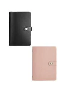 100 Pcs Envelope Budget Challenge Loose Leaf Binder, Money Saving Binder, Multi-Function Loose Leaf Storage Organizer Pouch, Portable,Boho Vibes