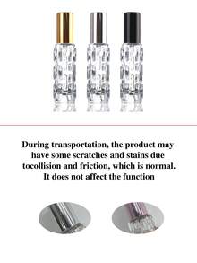 1/2 件 10ml 香水喷雾瓶，防漏透明可填充香水旅行瓶，迷你便携式口袋钱包雾化器瓶，香水储存水晶玻璃瓶容器，精油香水收纳盒，液体分配器，适合海滩旅行、度假露营、假日必备配件、男女香水 - 彩色 - 查看 12