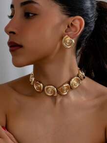 Ensemble de colliers à coquillages exagérés pour les vacances à la plage