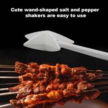 1/2/4pcs Seasoning Shaker, Refillable Salt And Pepper Seasoning Sticks Magic Wand Fairy Wand Ingredient Tool Kitchen Accessory Perfect For Dinner Party Or Family Gathering