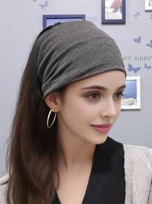 Bandanas para mujer, diademas deportivas anchas elásticas para mujer, diademas de un solo color para yoga y sudor, accesorios de moda para el cabello, diademas clásicas