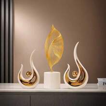 1pc Luxury Modern Minimalist Home Decor Accessory, Display Piece For TV Stand, Hallway, Cabinet, Living Room, High-End Vibe