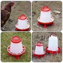 1Pc 1.5kg/3L Poultry Automatic Drinker Bucket Chicken Feeder Barrel Water Bucket Quail Drinking Farm  Water Supply