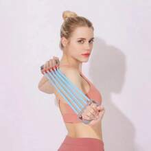 Set de 5 bandas de resistencia, kit de banda de fuerza pesada para entrenamiento de brazos y accesorios de gimnasio para hombres y mujeres