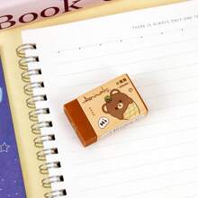 Animal Series Paper Wrapped Erasers, Can Be Cut Into Cross Section With Filling Pattern, Beautiful School Supplies Office Supplies Pencil Case, Automatic Pencil, Doodling Drawing Exam Eraser, Seal, Penguin, Puppy Pattern Cute Erasers, Party Favors Birthday Gifts, School Supplies,Back To School