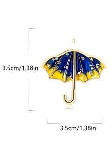 New Rhinestone Brooch Accessory, Elegant Lapel Pin For Sweater, Suit, Scarf, Fashionable Ship Shaped For Women, Suitable As Holiday Gift For Family And Friends - Red - View 7