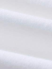 Camiseta Tshirt 100% Algodão Vinho Desenho Básica Lisa Lançamento Barato - Branco - Visão 4