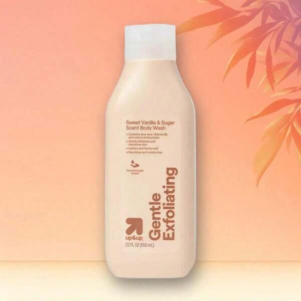 Exfoliating Body Wash - Sweet Vanilla & Sugar - 22oz - Up&Up