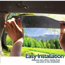 SKKRECling Glare Reducer Sun Shade Side Window Sunshades Car Curtains UV Rays Visor Protection Universal Fit Protects From Sun For All Year Round Use. Perfect For Road Trips 4 Pack 5g4s - Black - View 4
