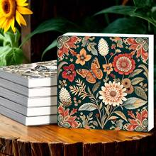 1pc, 200pages, Sketchbook, Butterfly Portable Travel Sketchbook, Blank Picture Book, Artwork, Hand Drawn DIY, Thick Notebook,Planning And Artistic Creation, Suitable For Colored Pencils,Charcoal Pencils, Markers,And Perfect Gift,Back To School,School Supplies
