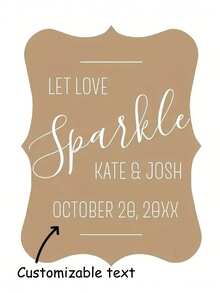 Etiquetas para chispas de boda, etiquetas de boda personalizadas para fuegos artificiales, etiquetas DIY personalizadas para chispas de boda, vuelta al colegio, suministros escolares - A - Ver 2