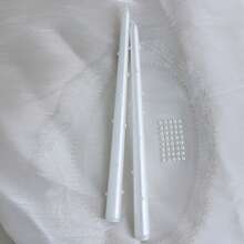 Cirelle 2 件 30 厘米欧式仿珍珠长柄无烟蜡烛，直径 2.2 厘米/0.86 英寸，适用于家居装饰、派对、餐桌装饰、节日礼物、晚餐、活动/派对、放松/冥想、环境照明、圣诞节、感恩节派对、婚礼装饰 - 彩色 - 查看 18