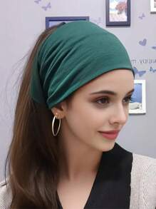 Bandanas para mujer, diademas deportivas anchas elásticas para mujer, diademas de un solo color para yoga y sudor, accesorios de moda para el cabello, diademas clásicas