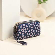 Femei geantă de mână portofel portofel lung cu trei straturi geantă de mână pentru chei mare capacitate portofel casual pentru telefon mobil portofel pentru femei portofel portofel