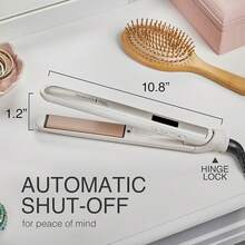 SHINE THERAPY - Plancha para el cabello con infusión de queratina y aceite de argán de 1 pulgada - Plancha plana - Ver 7