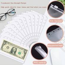 A Macaron Loose Leaf Notebook With Zipper Storage, Notebook, Savings Bill Storage Bag, Equipped With 6 Cash Envelopes, Used For Students To Store Stationery Such As Pens, Rulers, Home Storage Cards, Documents, Office Storage Receipts, School Supplies,Back To School