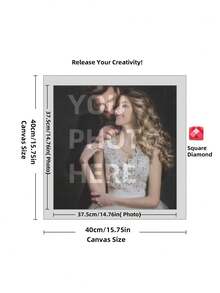定制 5D DIY 钻石画套装,尺寸可选 - 个性化您的照片、圆形钻石、亚克力工艺、独特的定制照片礼物 - 非常适合家居装饰和情人节 - 彩色 - 查看 46