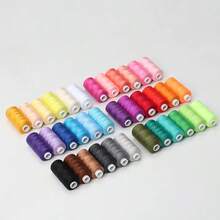72pcs Sewing Thread Kit, 36 Colors Sewing Machine Threads, Prewound Bobbins Sewing Threads Kit, Sewing Machine Thread Assortment, 400 Yards Per Spools Polyester Thread - 36 Colors - View 10
