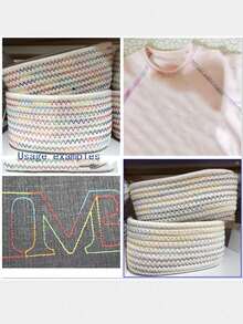 10 件彩虹色杂色涤纶缝纫机线，通用线，每件 1000 码，适用于手工缝纫、绗缝、刺绣和缝纫机使用 - 10色 - 查看 8