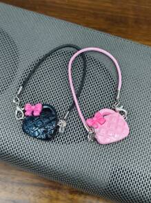 1 Stück/10-20cm Puppen Umhängetasche, Mini Puppenhandtasche, geeignet für Umhängedekoration, exquisit vintage klassische Tasche, Rucksack Accessoire, Puppenhaus Mini Taschenhänger!