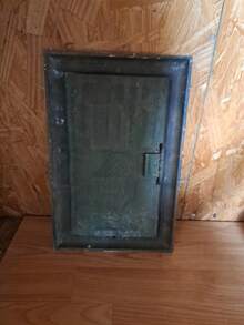 Vintage Metal Heat Register Duct Wall Grate Cathedral Arch Architectural Salvage - 1 - View 2