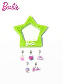 Mattel 1Set Barbie Officially Licensed DIY Beaded Bracelet Set Of Delicate Ornaments Handmade Materials Diamond Beaded Adjustable Chain Bag Pendant Party Cosplay Dress Up Jewellery Decorations Birthday Christmas Gift - BB-201504 - View 3