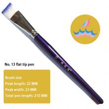 Juego de 14 brochas profesionales para pintura facial realizadas con cerdas de nailon. Este conjunto es apto tanto para pintura facial como corporal. Es compatible con pinturas acrílicas, de aceite y acuarela, y se puede utilizar para pintura facial, arte de uñas, micro detalles y pintura de rocas. Útiles escolares, de vuelta al colegio