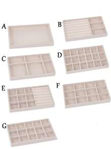 9/1pc Transparent Jewelry Organizer Tray, Large Capacity Jewelry Tray, PU Leather Multi-Function Jewelry Tray With Watch Holder, Storage For Earrings, Rings, Necklaces, Bracelets, Pendants, Makeup & Lipstick, Jewelry Display Box, Birthday & Anniversary Gift