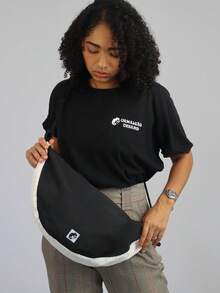 Urban Chameleon Canoe Bag Rope Bag - Black and White - View 2