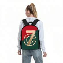 Football Digital Printed Backpack Three Pieces Set (Single-Layer Backpack + Shoulder Strap Lunch Bag + Single-Layer Pencil Bag) Bag For School College, School Supplies, School Backpack, School Bag, School Bag Set, Backpack For School, Back To School Backpack, School Bookbag, Big Backpack, Backpack School, Back To School Bags, Large Capacity, Lightweight, Portable, With Pencil Case, Suitable For Teen Girls Women College Students, Perfect For Back To School, First Day Of School, Middle School, High School - Black - View 4