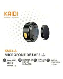 Kaidi Magnetic Round Dual Lavalier Microphone Decree Interview Podcast Video - Lightning - Xem 2