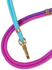 Nuevo cordón ajustable de 150 cm para teléfono móvil con degradado de color a la moda, estilo bandolera cruzada de alta calidad y duradera anti-pérdida, para usar en exteriores