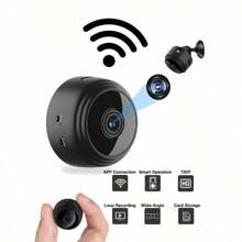 GENAI 1/2/4pcs Home Security Camera -720P WiFi Nanny Cam With Night Vision, Motion Detection, And Home Security For Indoor Outdoor Pet Monitoring - Compact And Discreet Design (Support 2.4GWIFl Only)