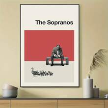 Sopranos-Inspired Canvas Art Poster - Unframed, Vintage & Modern Wall Decor For Living Room, Bedroom, Home Office - Perfect Gift For Movie Lovers - Multicolor - View 6