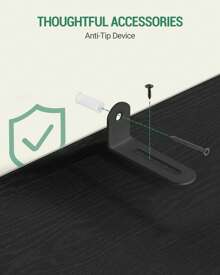 Hzuaneri Mesita de noche estrecha con 1 cajón de tela, mesita de noche con compartimento abierto, moderna, para dormitorio, salón, 30 x 24 x 60 cm