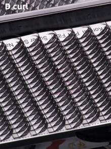 240 Stück Anime Spike Spitze Wimpern Fertig-Fächer Spitze Wimpern 0,07 D 8-15mm dunkel weich Manga Anime Wispy Spitze Laser Wimpernverlängerung Federform Flaum Flocke Wimpernhaare Brasilien Russland Volumen Wimpern