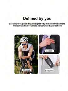 1pc Portable Video Conference Recorder, Equipped With A 180° Rotating High-Definition Night Vision Camera. It Has Functions Such As Motion Detection, Loop Recording, And Ultra-Long Standby Time, And Supports Audio And Video Synchronization. Suitable For Outdoor Video Shooting While Cycling, It Is Lightweight And Easy To Carry, Making Conference Recording Burden-Free.